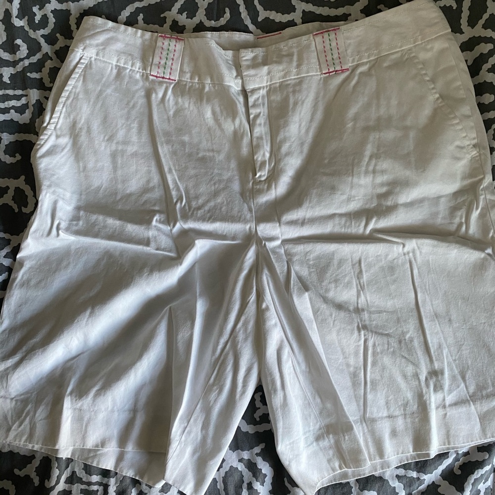 White Lilly Pulitzer Bermuda shorts